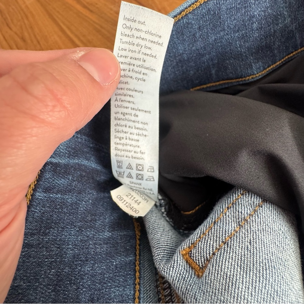 SPANX Dark Wash Blue Jeggings - Picture 15 of 15